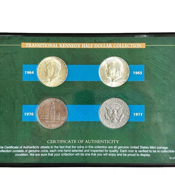 American Coin Treasures 4 Piece Transitional Kennedy Half Dollar Collection - Picture 4 of 6